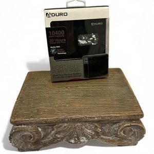 ADURO Portable Power Bank Battery 10,400mAh USB Battery Device NIB